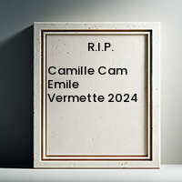 Camille Cam Emile Vermette  2024 avis de deces  NecroCanada