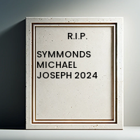 SYMMONDS MICHAEL JOSEPH  2024 avis de deces  NecroCanada
