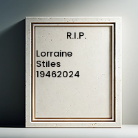Lorraine Stiles  19462024 avis de deces  NecroCanada