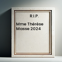 Mme Thérèse Masse  2024 avis de deces  NecroCanada
