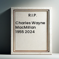 Charles Wayne MacMillan  1955  2024 avis de deces  NecroCanada