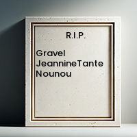 Gravel JeannineTante Nounou avis de deces  NecroCanada