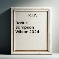 Darius Sampson Wilson  2024 avis de deces  NecroCanada