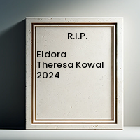 Eldora Theresa Kowal  2024 avis de deces  NecroCanada