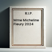 Mme Micheline Fleury  2024 avis de deces  NecroCanada