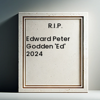 Edward Peter Godden 'Ed'  2024 avis de deces  NecroCanada