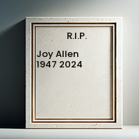 Joy Allen  1947  2024 avis de deces  NecroCanada