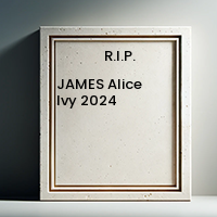 JAMES Alice Ivy  2024 avis de deces  NecroCanada