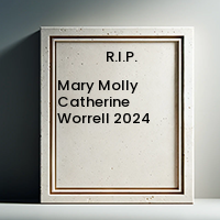 Mary Molly Catherine Worrell  2024 avis de deces  NecroCanada