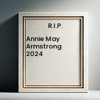 Annie May Armstrong  2024 avis de deces  NecroCanada