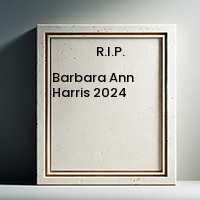 Barbara Ann Harris  2024 avis de deces  NecroCanada