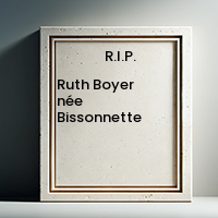 Ruth Boyer née Bissonnette avis de deces  NecroCanada