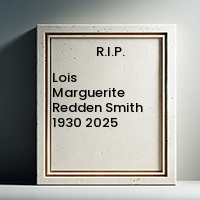 Smith  1930  2025 avis de deces  NecroCanada
