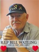 William Bill George Watling  03 Dec 2017
